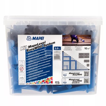 Mapei MAPELEVEL EASYWDG kézi ékes burkolatszintező készlet  150 + 150 db/csomag