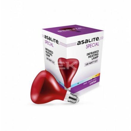 Asalite Infra Izzó Piros G95 E27 100W