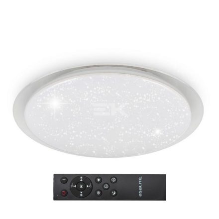 Asalite LED Mennyezeti Lámpa LIZA 48W 3000K/4000K/6500K (4080 lumen) Kerek/Csillagos+Távirányító CCT