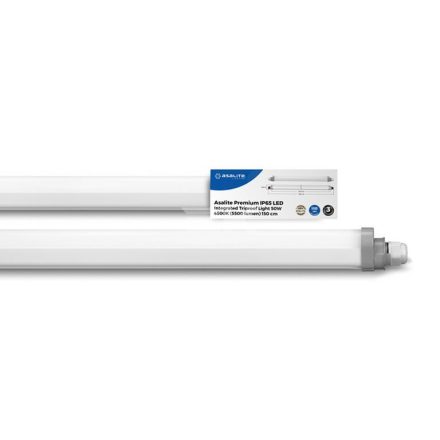 Asalite Prémium IP65 Por-és Páramentes Integrált LED Armatúra 150cm 50W 4500K (5500 lumen)