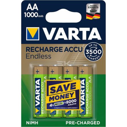 VARTA Endless Energy Ready To Use NIMH Ceruza Akku AA 1000 mAh (HR6) (1,2V) B4